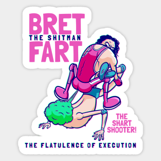 Bret Fart Sticker